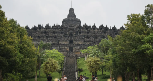 Candi Borobudur buat Kunjungan Macron Candi Borobudur buat Kunjungan Macron