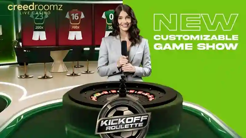 CreedRoomz meluncurkan permainan kasino langsung 'Kickoff Roulette'